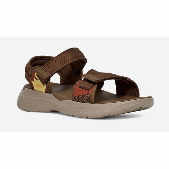 NEW TEVA men\'s zymic sandal in desert palm/red rock